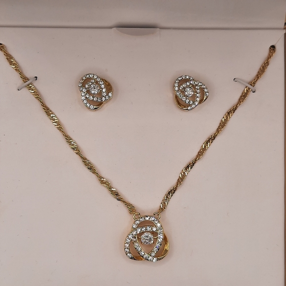 NWT Charter Club Pave Knot 2 Piece Set - Picture 3 of 6